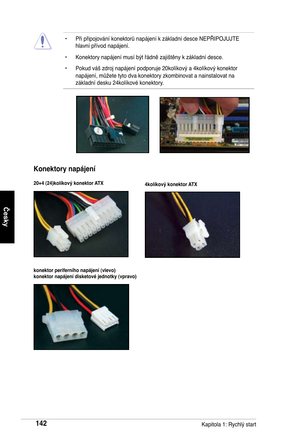 Konektory napájení | Asus Motherboard User Manual | Page 143 / 721