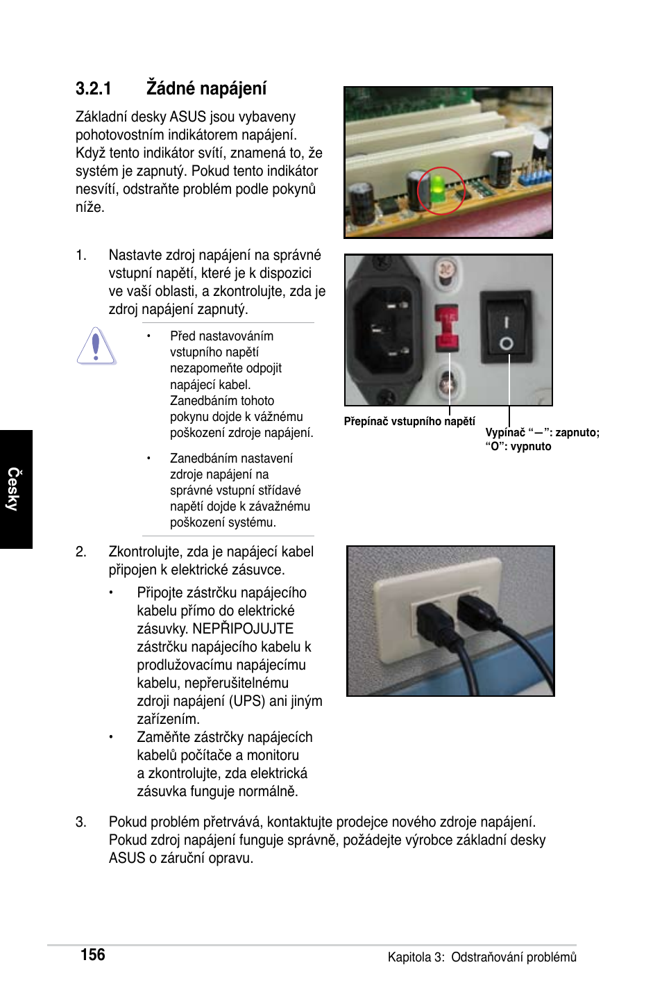 1 žádné napájení | Asus Motherboard User Manual | Page 157 / 721