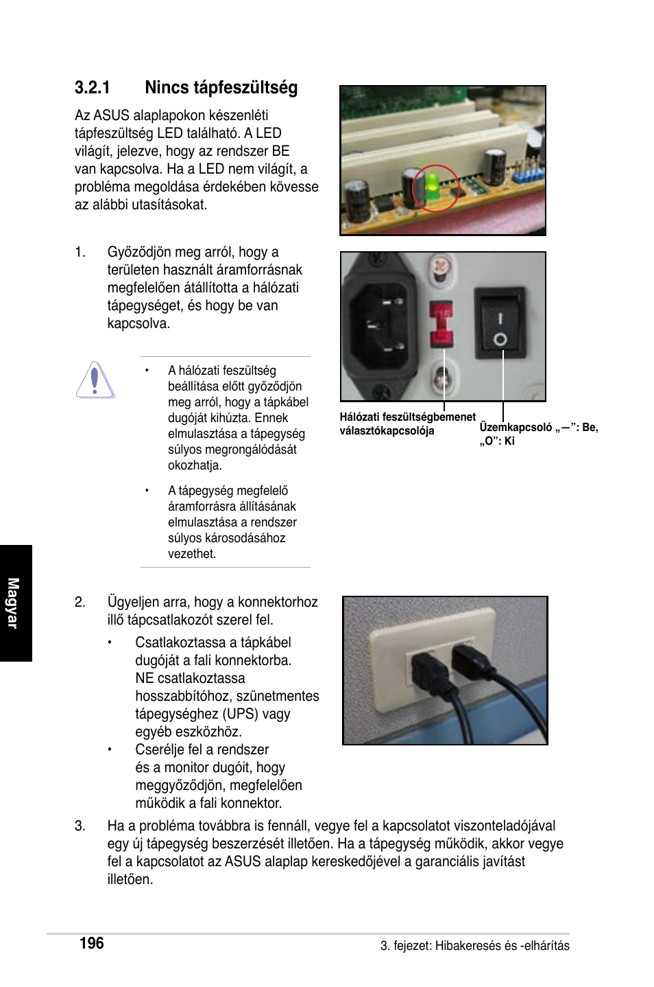 1 nincs tápfeszültség | Asus Motherboard User Manual | Page 197 / 721