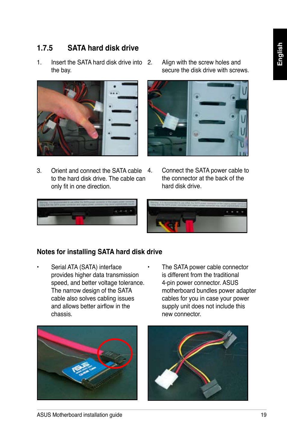 5 sata hard disk drive | Asus Motherboard User Manual | Page 20 / 721