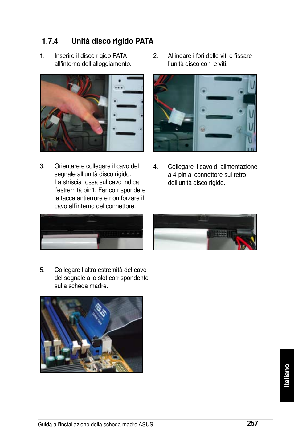 4 unità disco rigido pata | Asus Motherboard User Manual | Page 258 / 721
