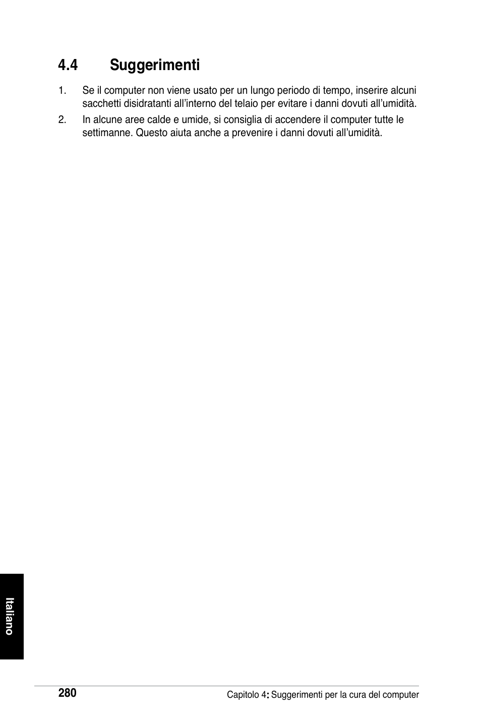 4 suggerimenti | Asus Motherboard User Manual | Page 281 / 721