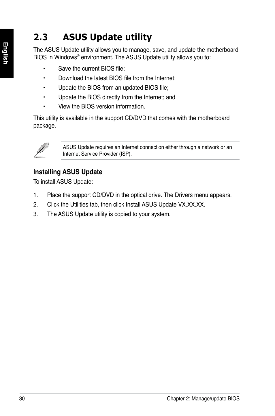 3 asus update utility | Asus Motherboard User Manual | Page 31 / 721