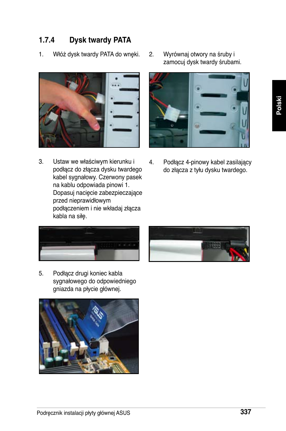 4 dysk twardy pata | Asus Motherboard User Manual | Page 338 / 721