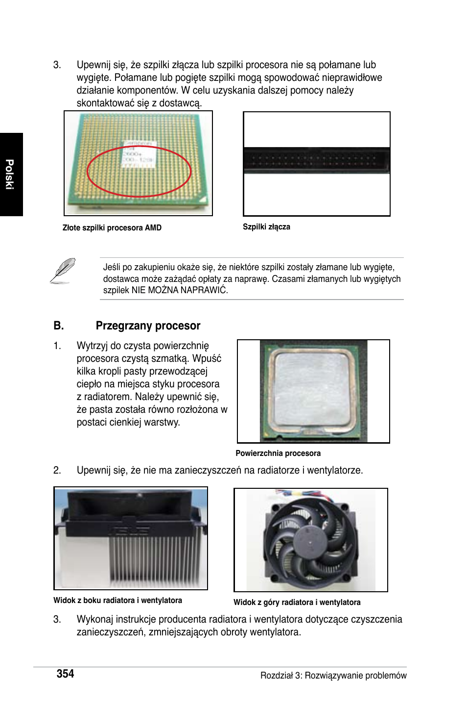 B. przegrzany procesor | Asus Motherboard User Manual | Page 355 / 721