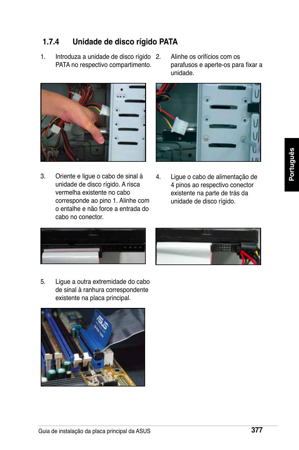 4 unidade de disco rígido pata | Asus Motherboard User Manual | Page 378 / 721