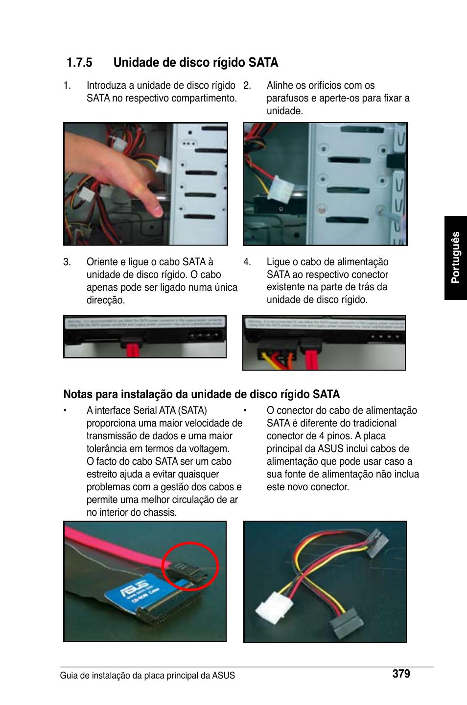 5 unidade de disco rígido sata | Asus Motherboard User Manual | Page 380 / 721