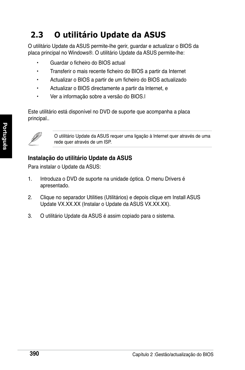 3 o utilitário update da asus | Asus Motherboard User Manual | Page 391 / 721