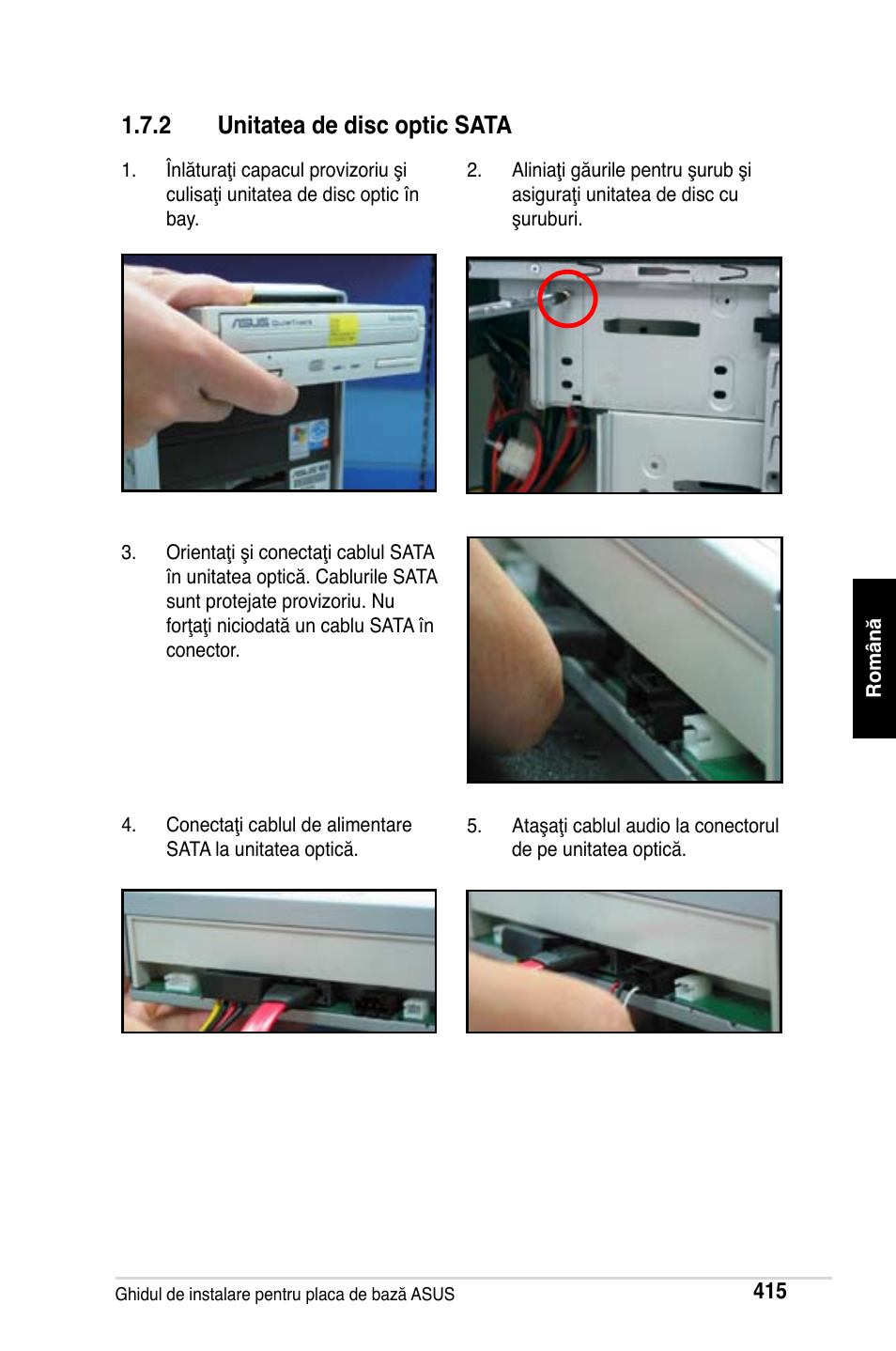 2 unitatea de disc optic sata | Asus Motherboard User Manual | Page 416 / 721