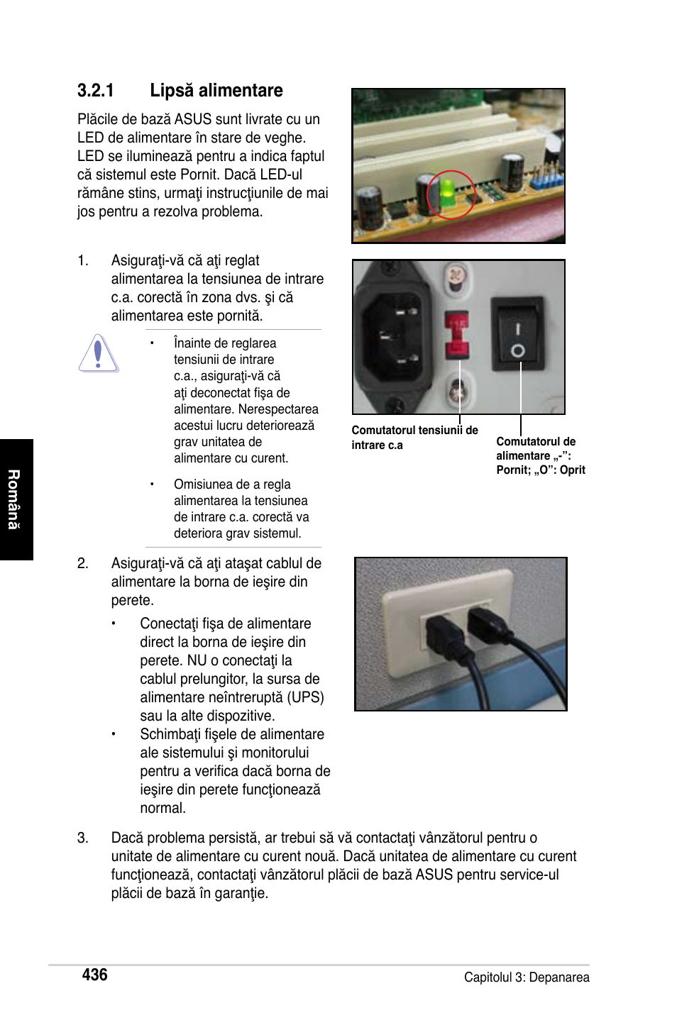 1 lipsă alimentare | Asus Motherboard User Manual | Page 437 / 721