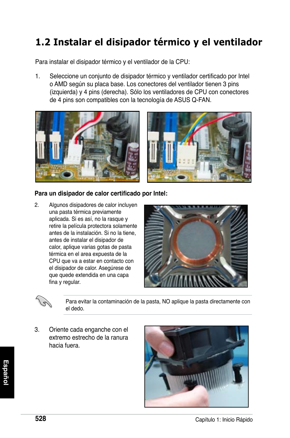 2 instalar el disipador térmico y el ventilador | Asus Motherboard User Manual | Page 529 / 721