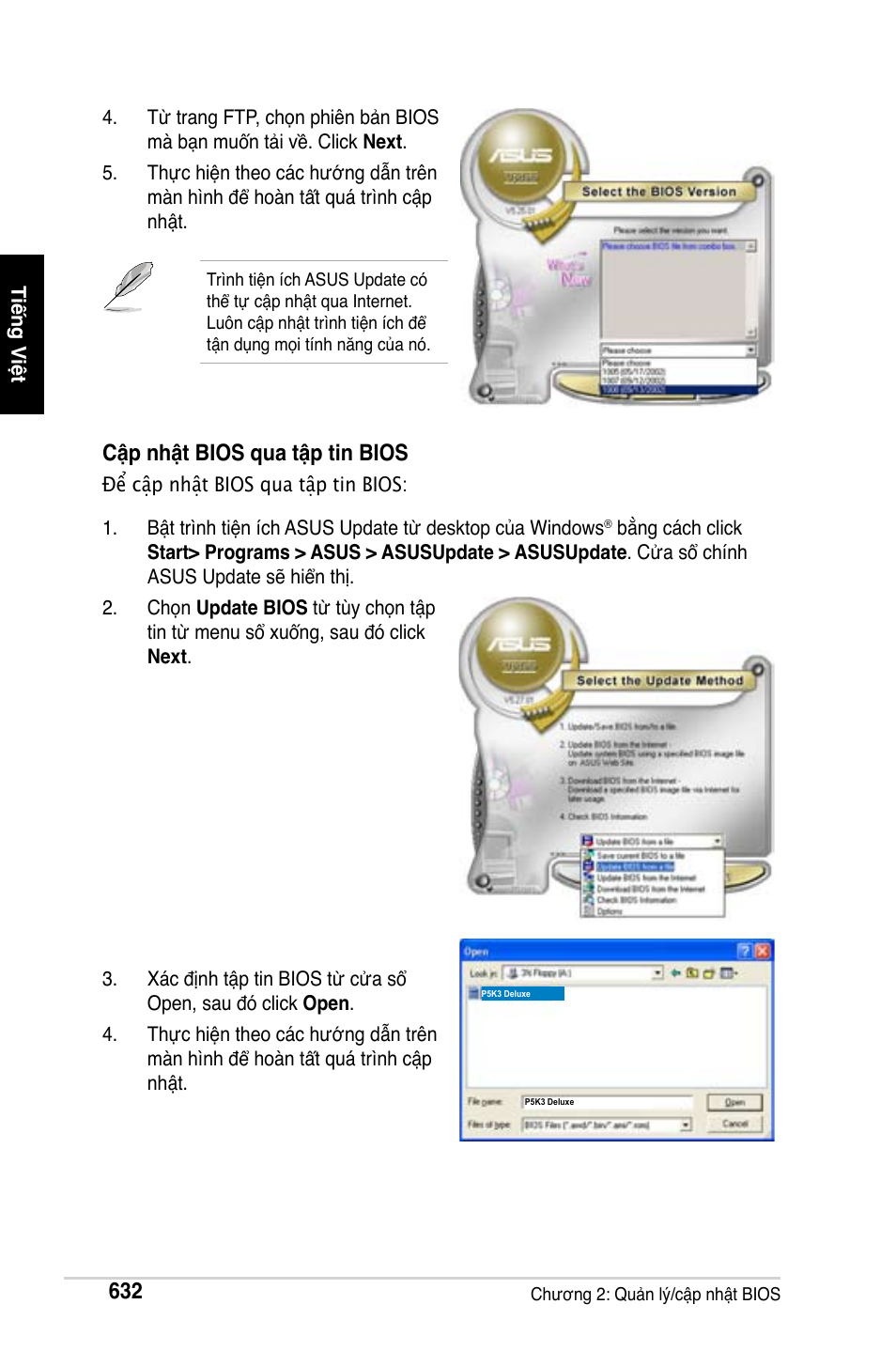 Cập nhật bios qua tập tin bios | Asus Motherboard User Manual | Page 633 / 721