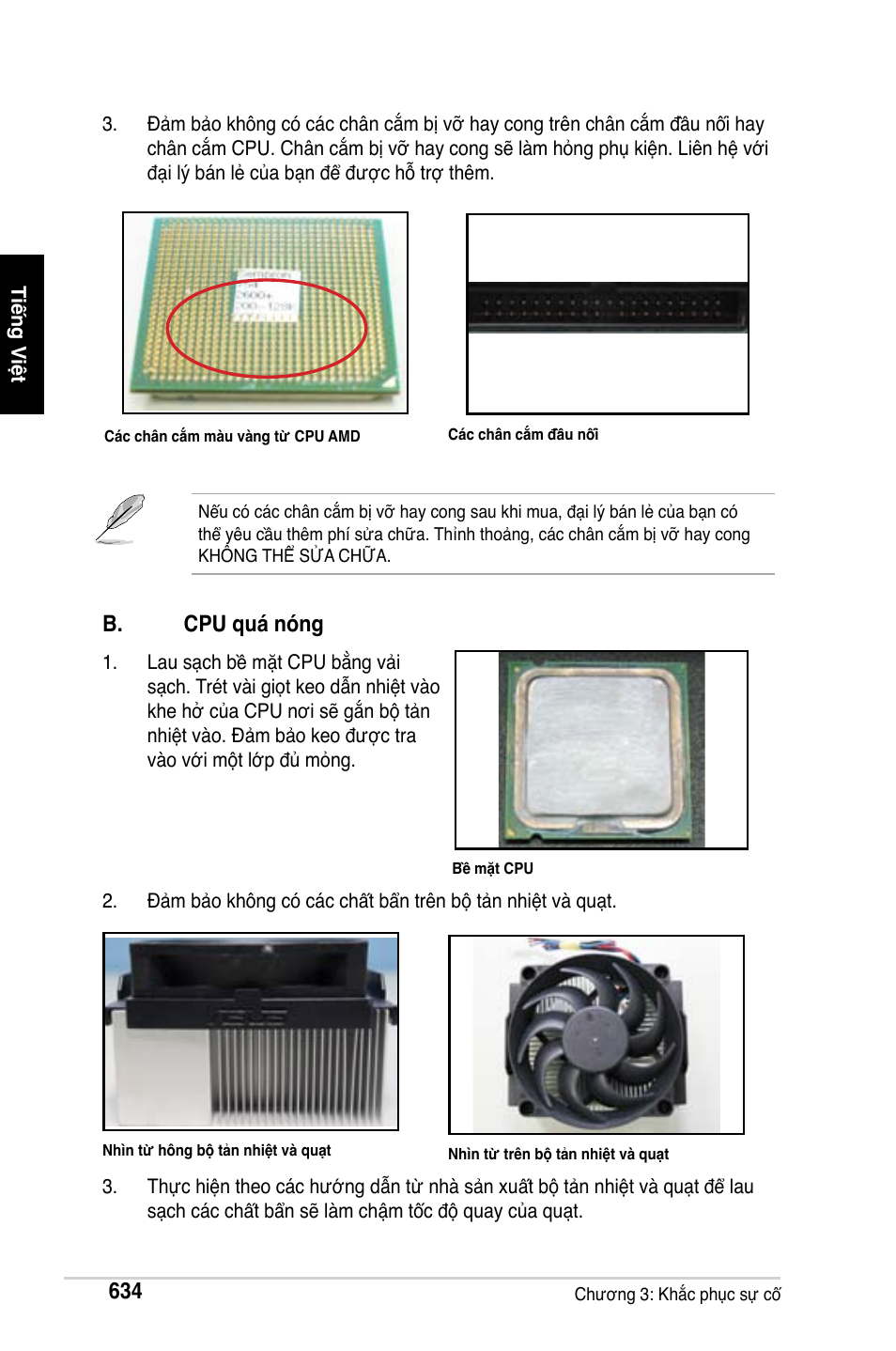 B. cpu quá nóng | Asus Motherboard User Manual | Page 635 / 721