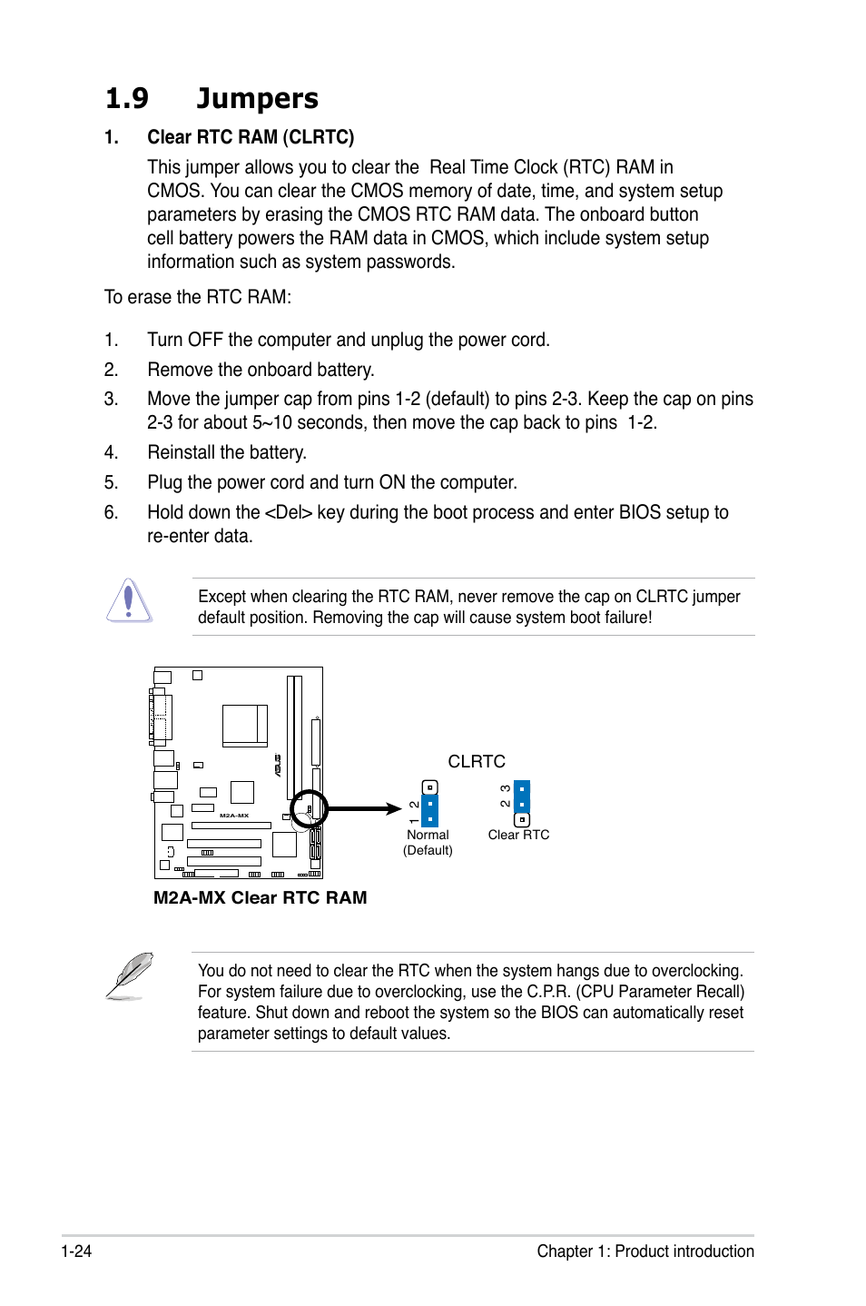 9 jumpers | Asus M2A-MX User Manual | Page 36 / 92