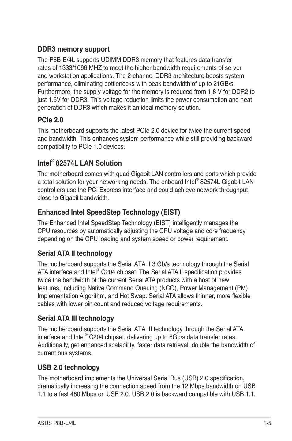 Asus P8B-E/4L User Manual | Page 17 / 154