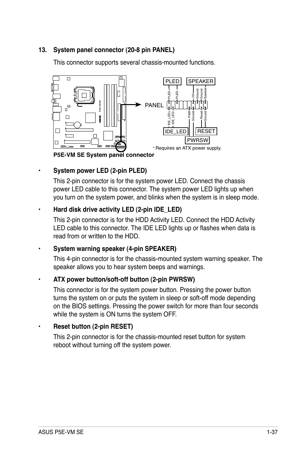 Asus p5e-vm se 1-37 | Asus P5E-VM SE User Manual | Page 49 / 102