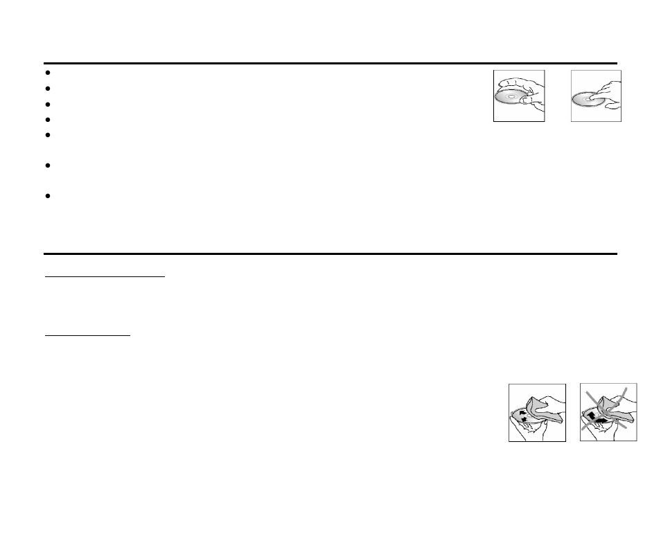 Handling discs, Cleaning | Hyundai H-CMMD4040 User Manual | Page 30 / 67