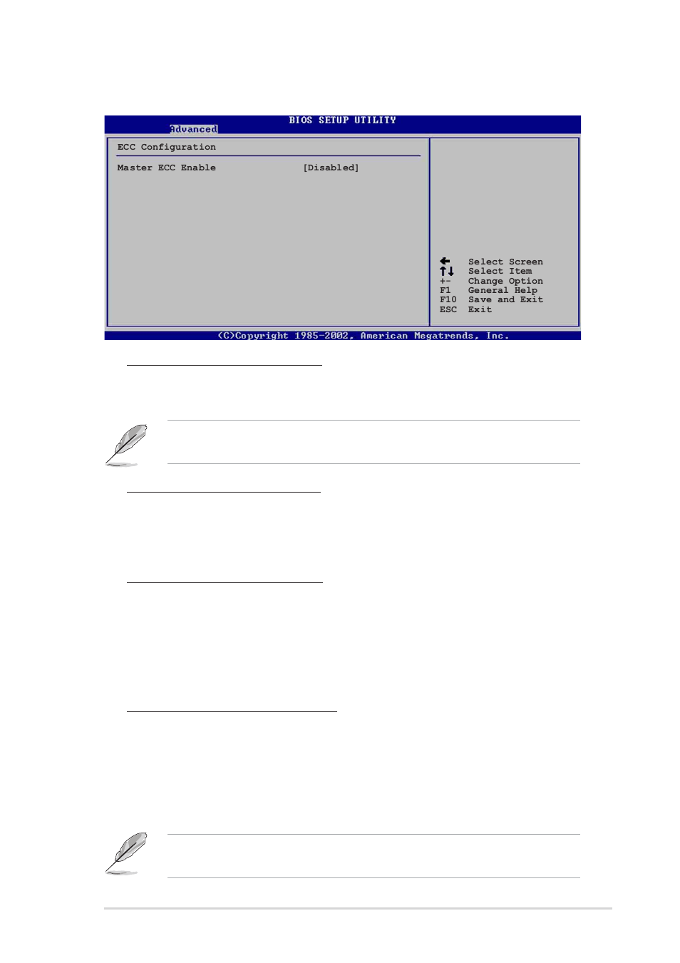 Ecc configuration | Asus SK8V User Manual | Page 81 / 134