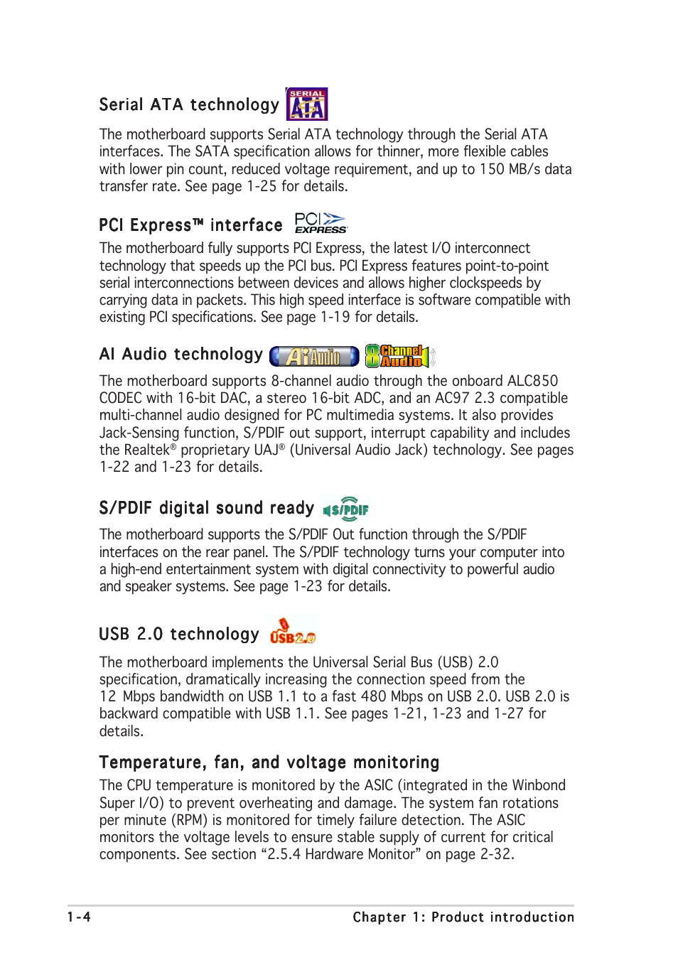 Asus A8V-E SE User Manual | Page 16 / 88