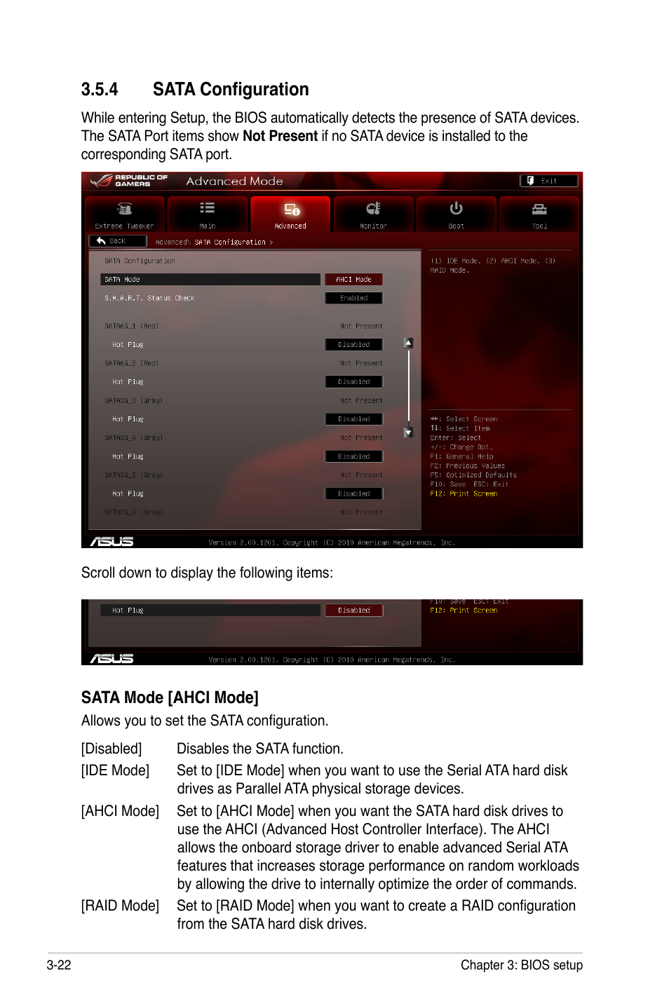 4 sata configuration, Sata configuration -22 | Asus Maximus IV Extreme-Z User Manual | Page 114 / 196