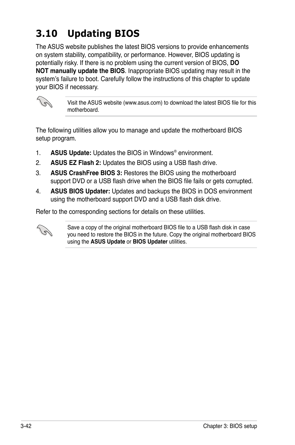 10 updating bios, 10 updating bios -42 | Asus Maximus IV Extreme-Z User Manual | Page 134 / 196