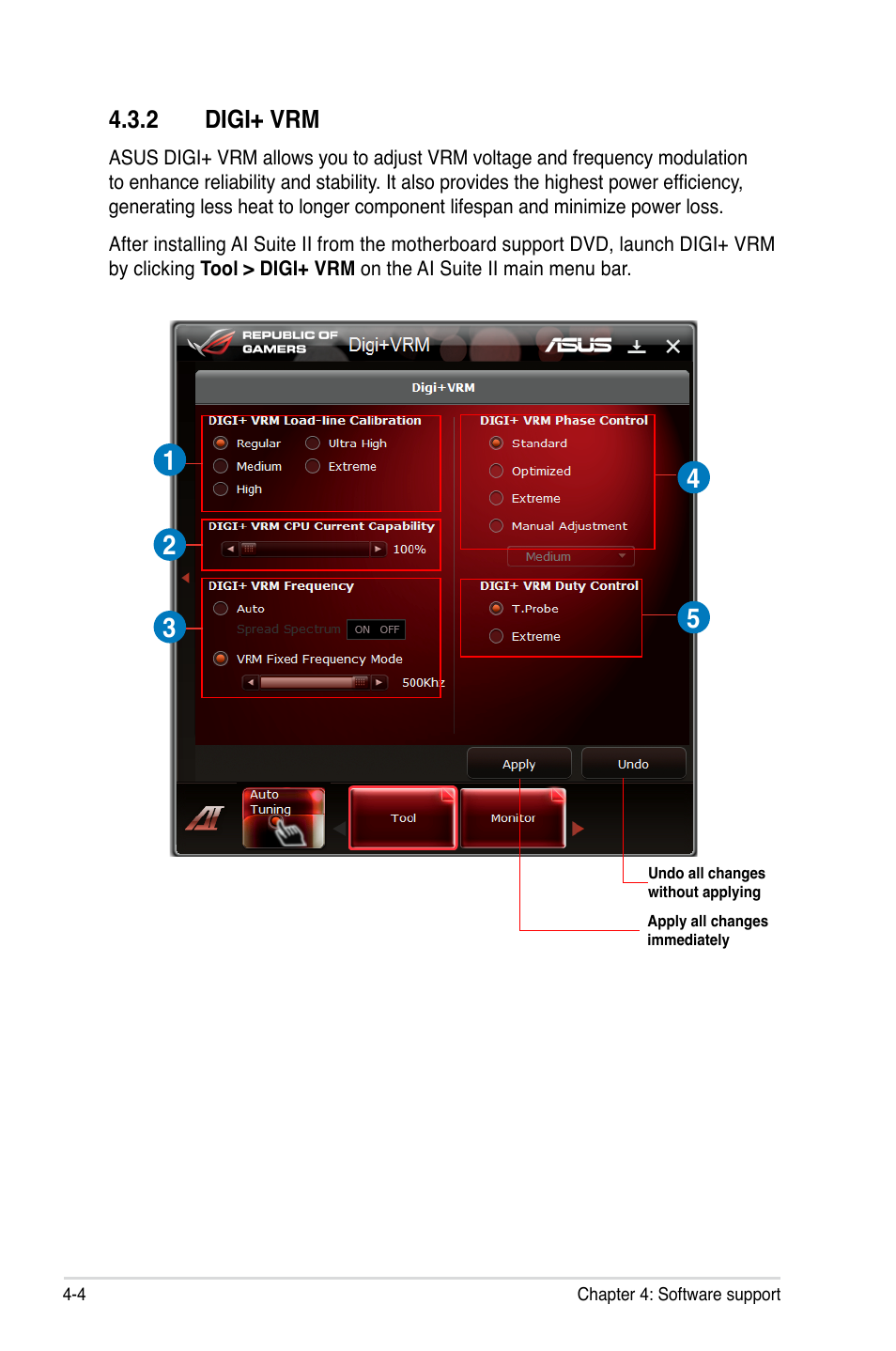 2 digi+ vrm, Digi+ vrm -4 | Asus Maximus IV Extreme-Z User Manual | Page 148 / 196