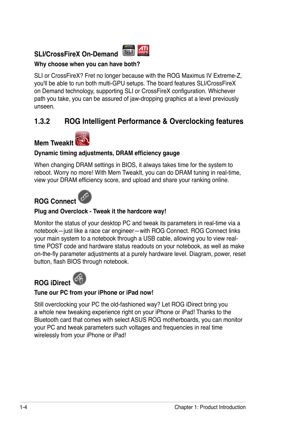 Asus Maximus IV Extreme-Z User Manual | Page 24 / 196