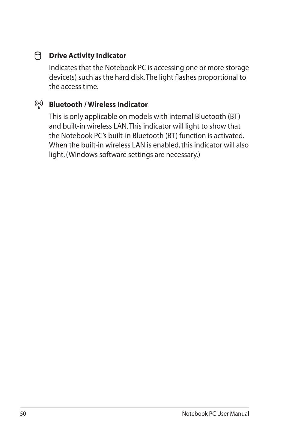 Asus X43SM User Manual | Page 50 / 110