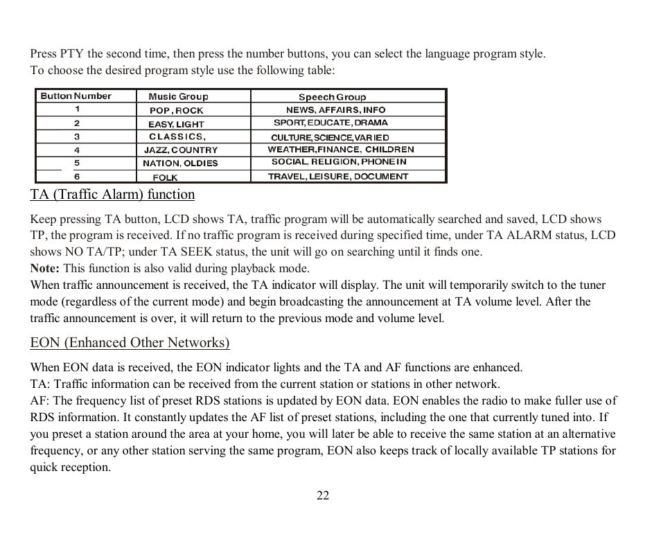 Hyundai H-CMD7078 User Manual | Page 22 / 83