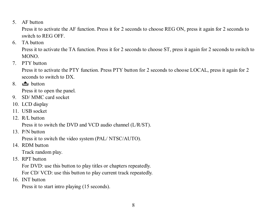 Hyundai H-CMD7078 User Manual | Page 8 / 83