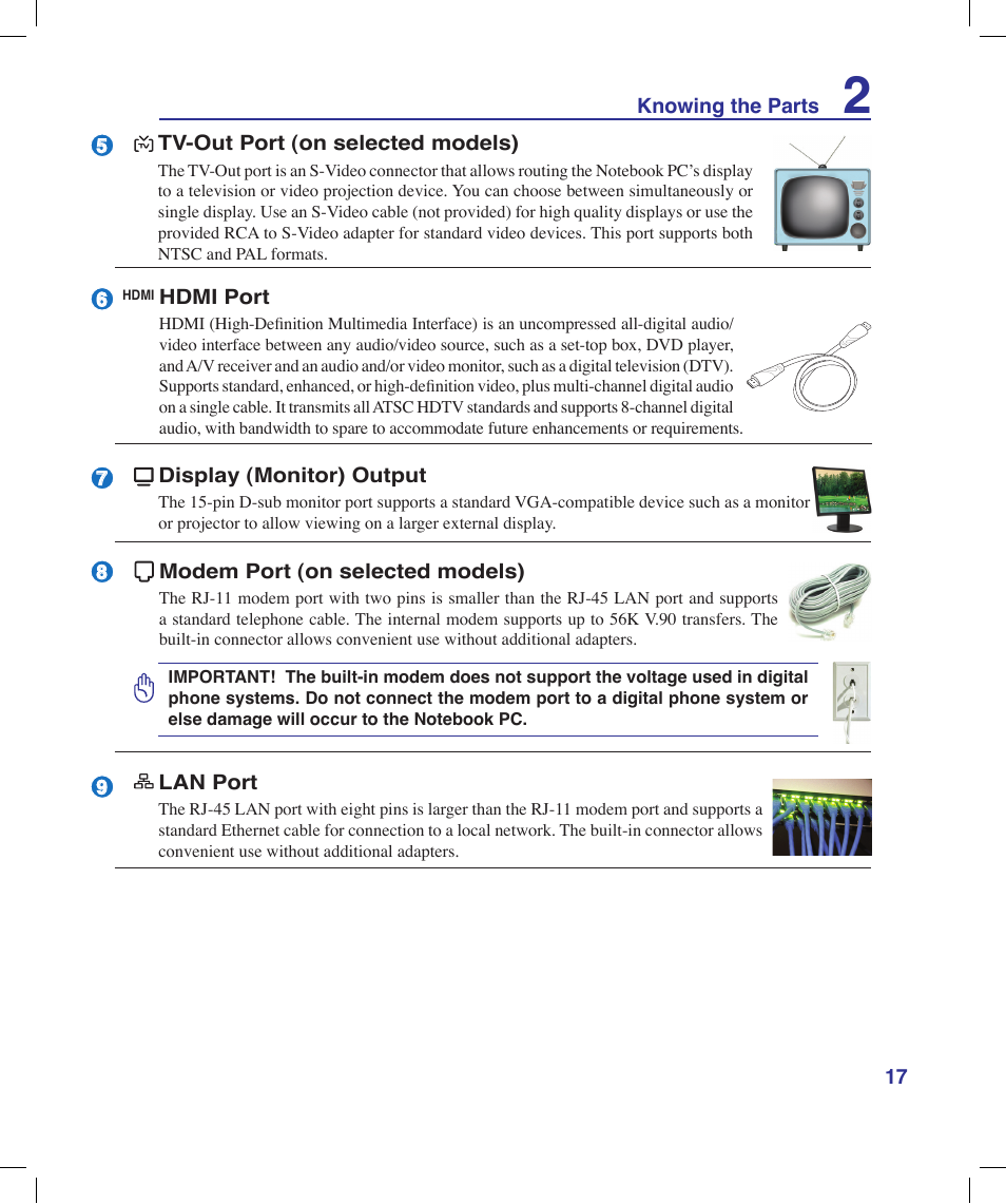 Asus X53Q User Manual | Page 17 / 85