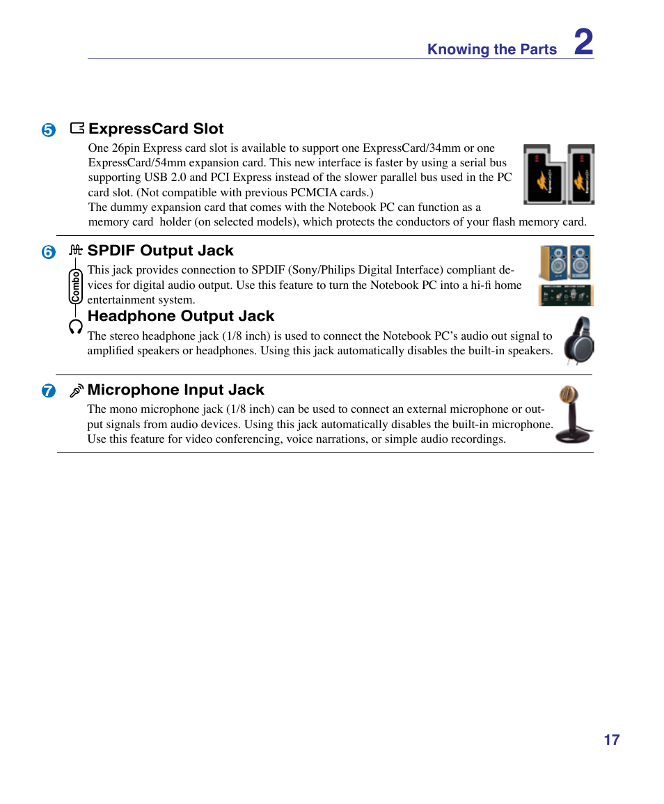 Asus X61Z User Manual | Page 17 / 88