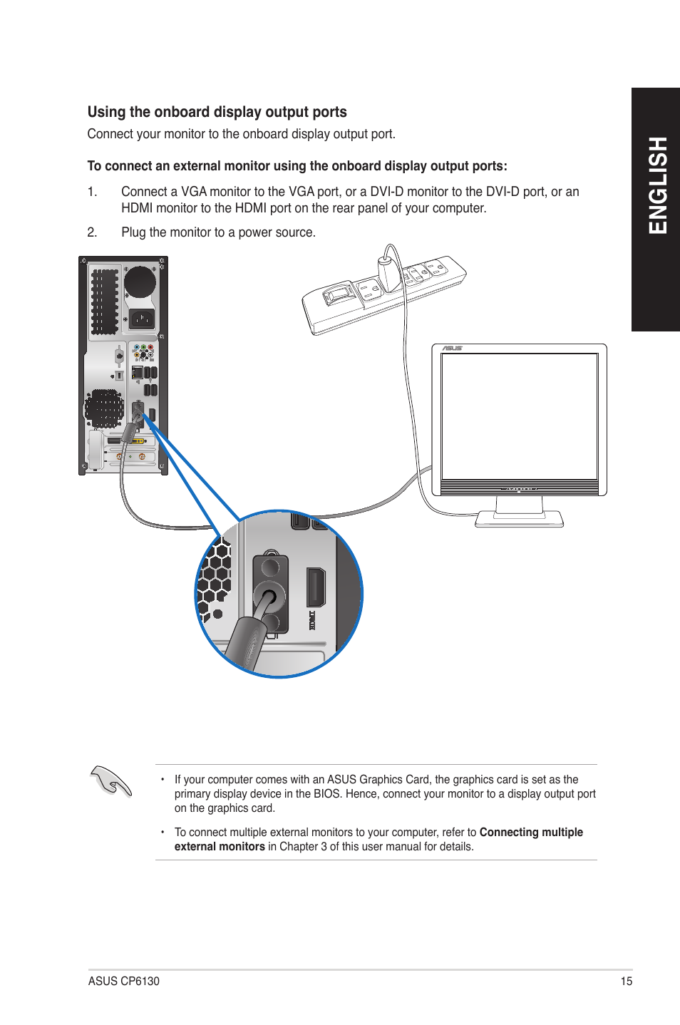 En gl is h en gl is h | Asus CP6130 User Manual | Page 15 / 70