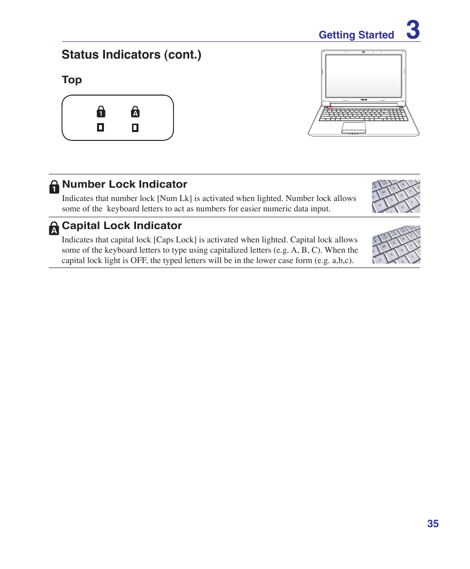 Asus UL50Vg User Manual | Page 35 / 82