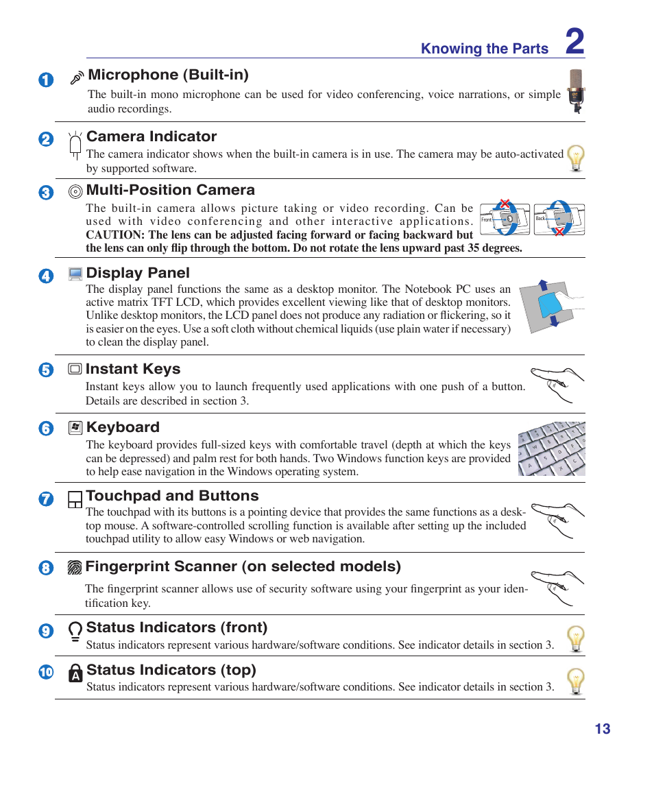 Asus V2S User Manual | Page 13 / 97