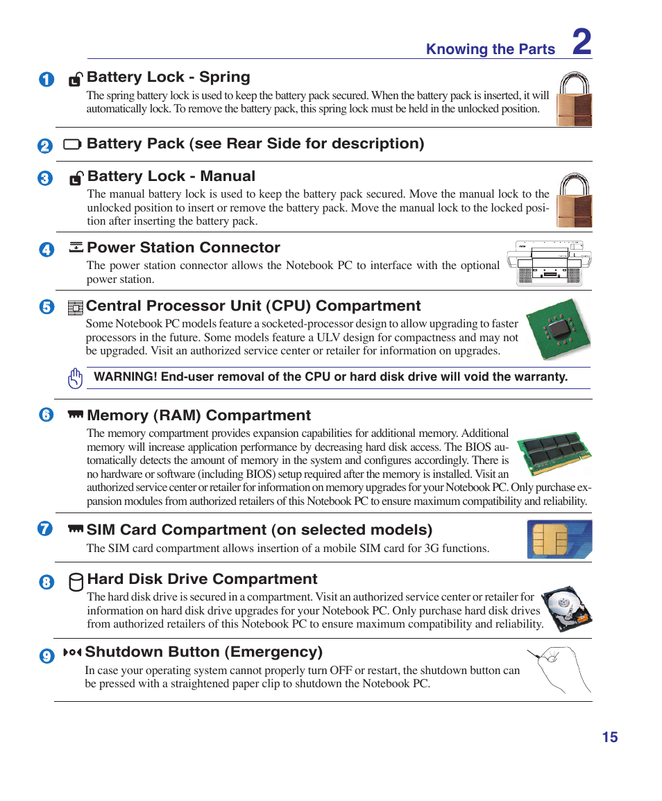Asus V2S User Manual | Page 15 / 97