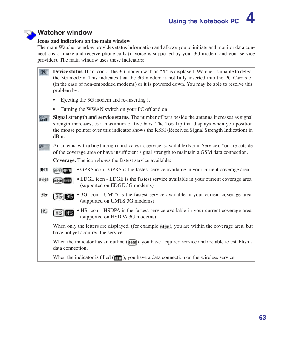 Asus V2S User Manual | Page 63 / 97