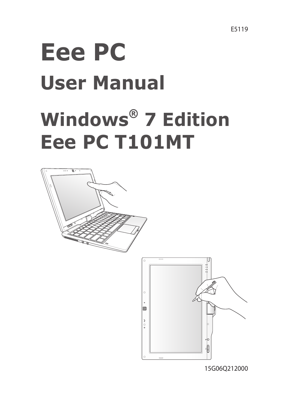 Asus Eee PC T101MT User Manual | 68 pages