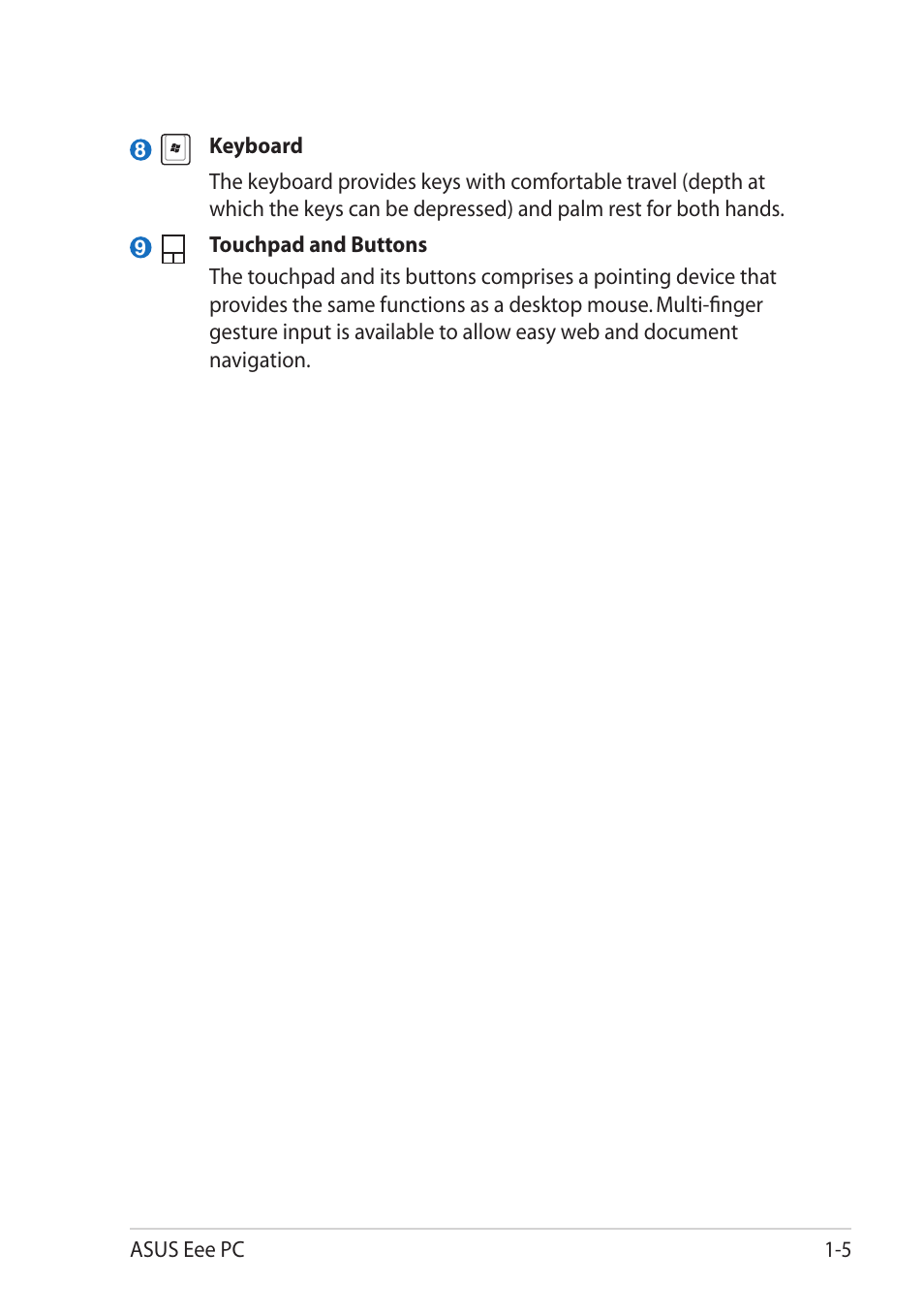 Asus Eee PC T101MT User Manual | Page 13 / 68