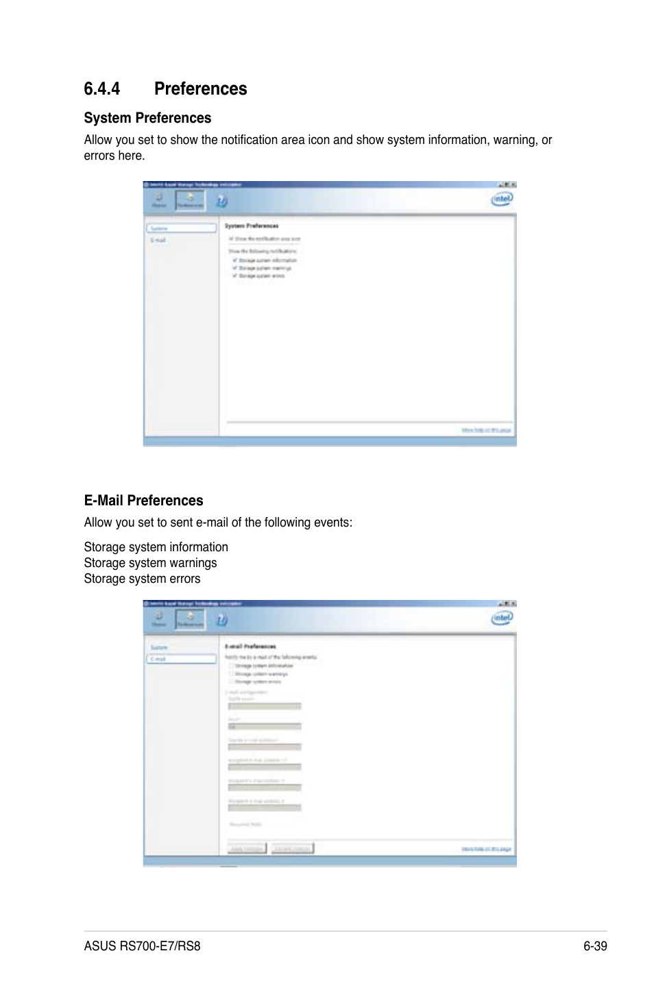 4 preferences, Preferences -39 | Asus RS700-E7/RS8 User Manual | Page 153 / 194