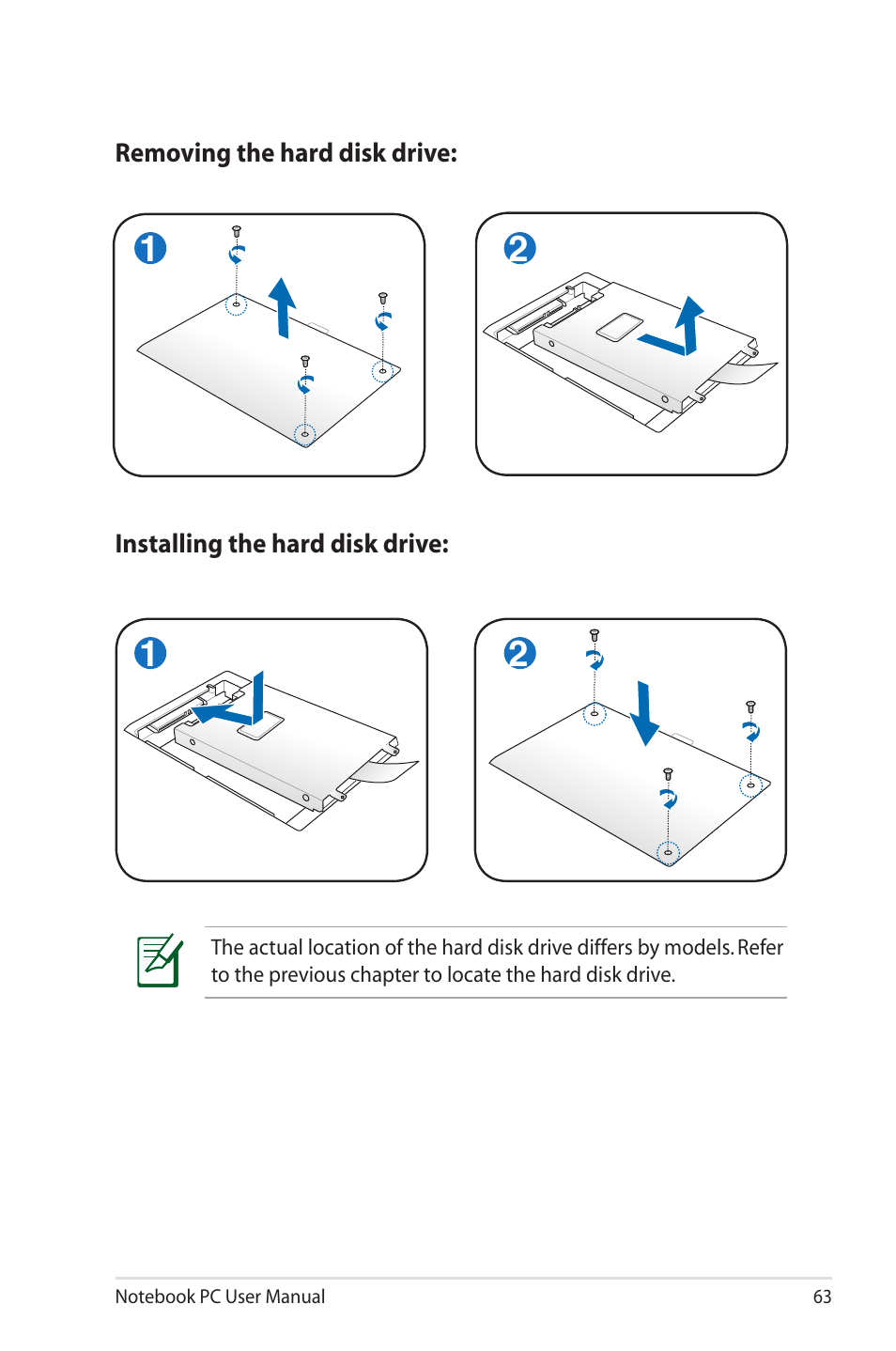 Asus U45JC User Manual | Page 63 / 114