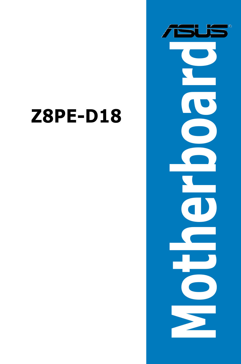 Asus Z8PE-D18 User Manual | 166 pages