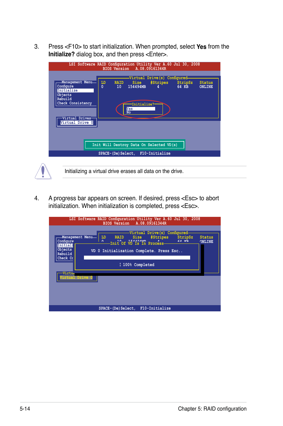 14 chapter 5: raid configuration | Asus Z8PE-D18 User Manual | Page 114 / 166
