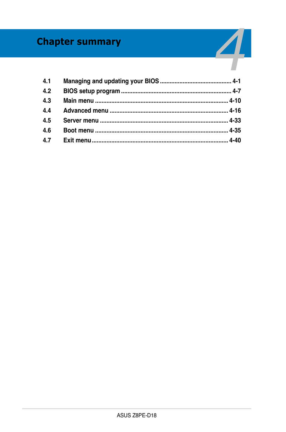 Asus Z8PE-D18 User Manual | Page 62 / 166