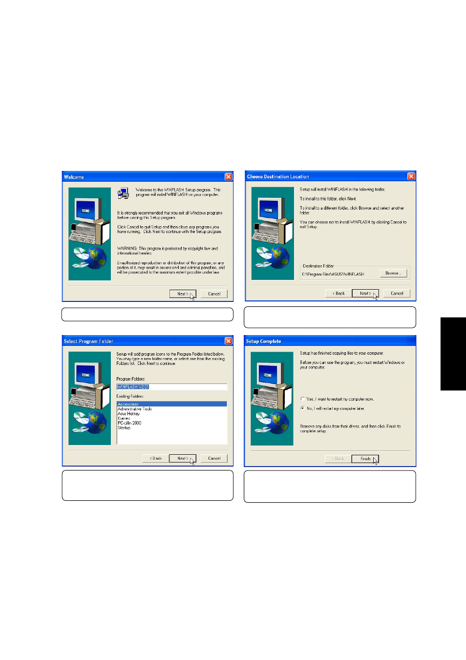 Windows flash utility (under atkacpi utility) | Asus S1B User Manual | Page 45 / 110