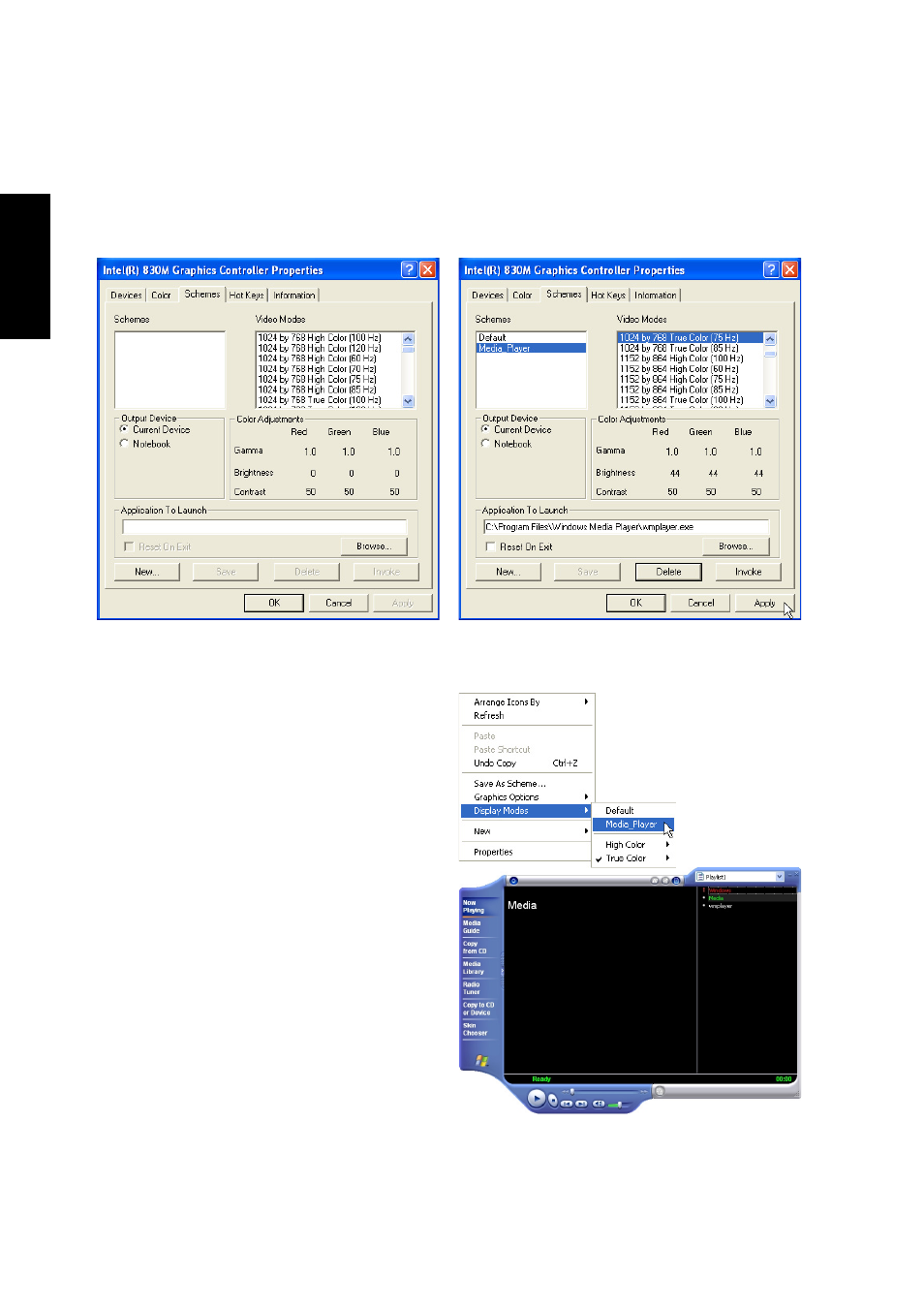 Display settings for windows xp (cont’) | Asus S1B User Manual | Page 58 / 110