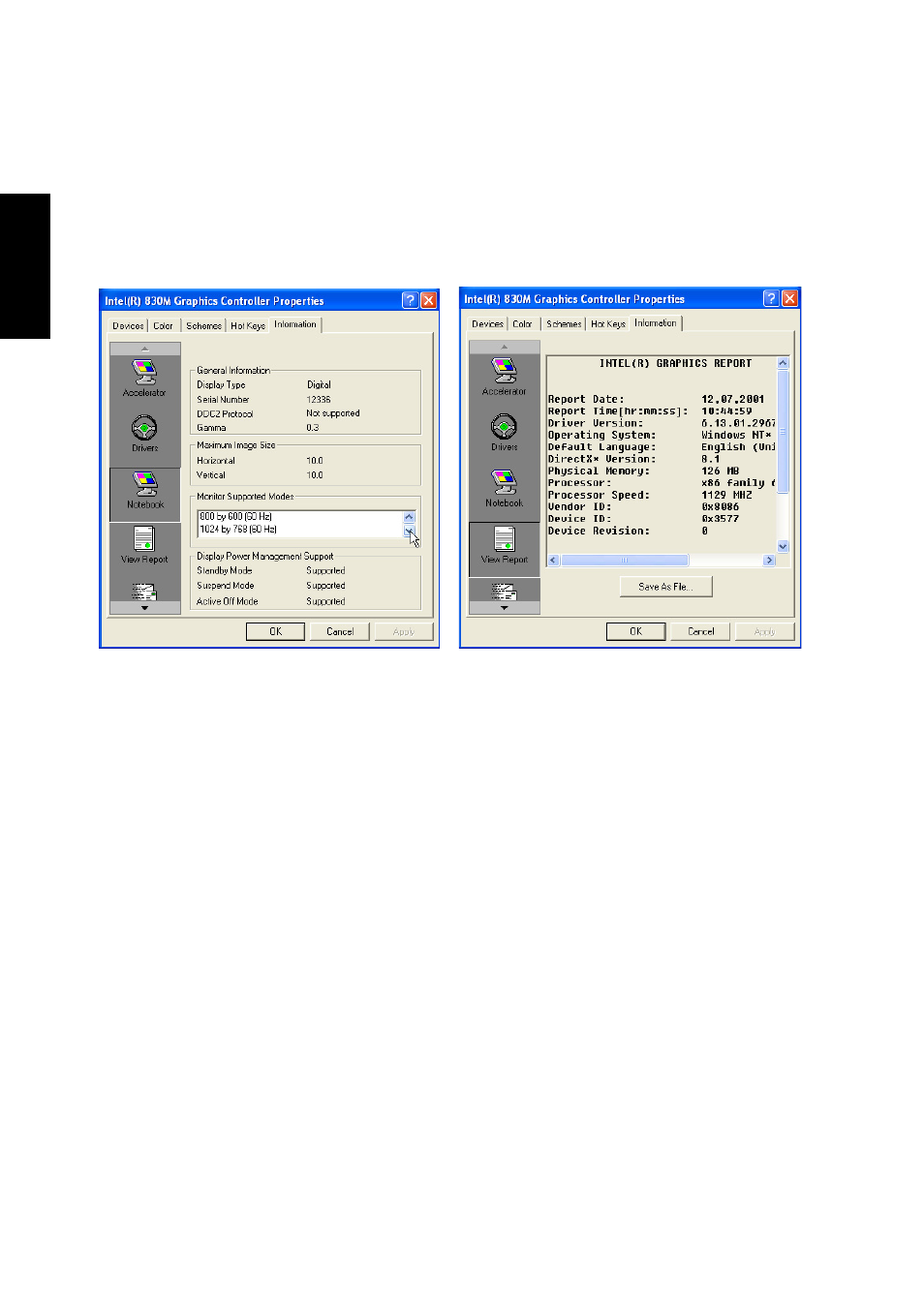 Display settings for windows xp (cont’) | Asus S1B User Manual | Page 60 / 110