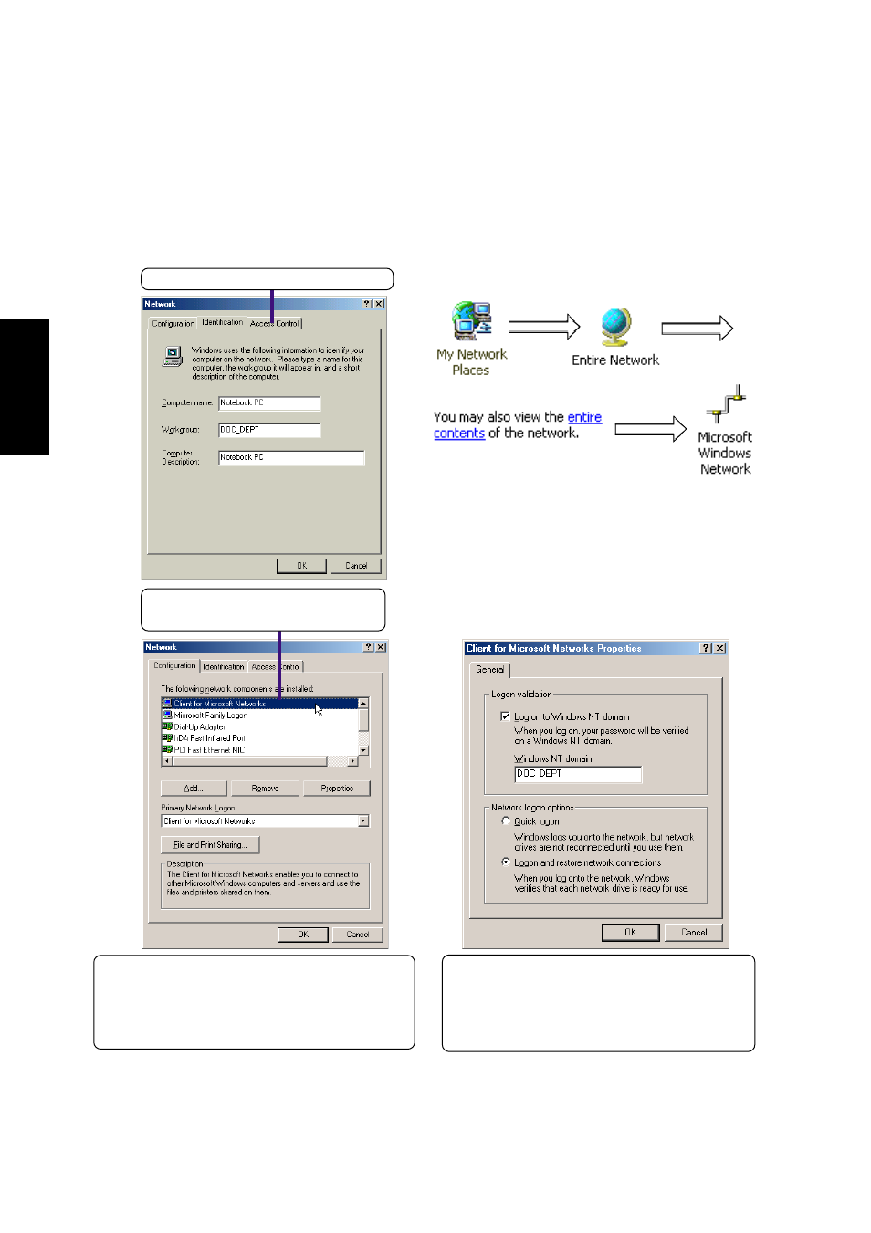 Configuring the network device | Asus S1B User Manual | Page 62 / 110