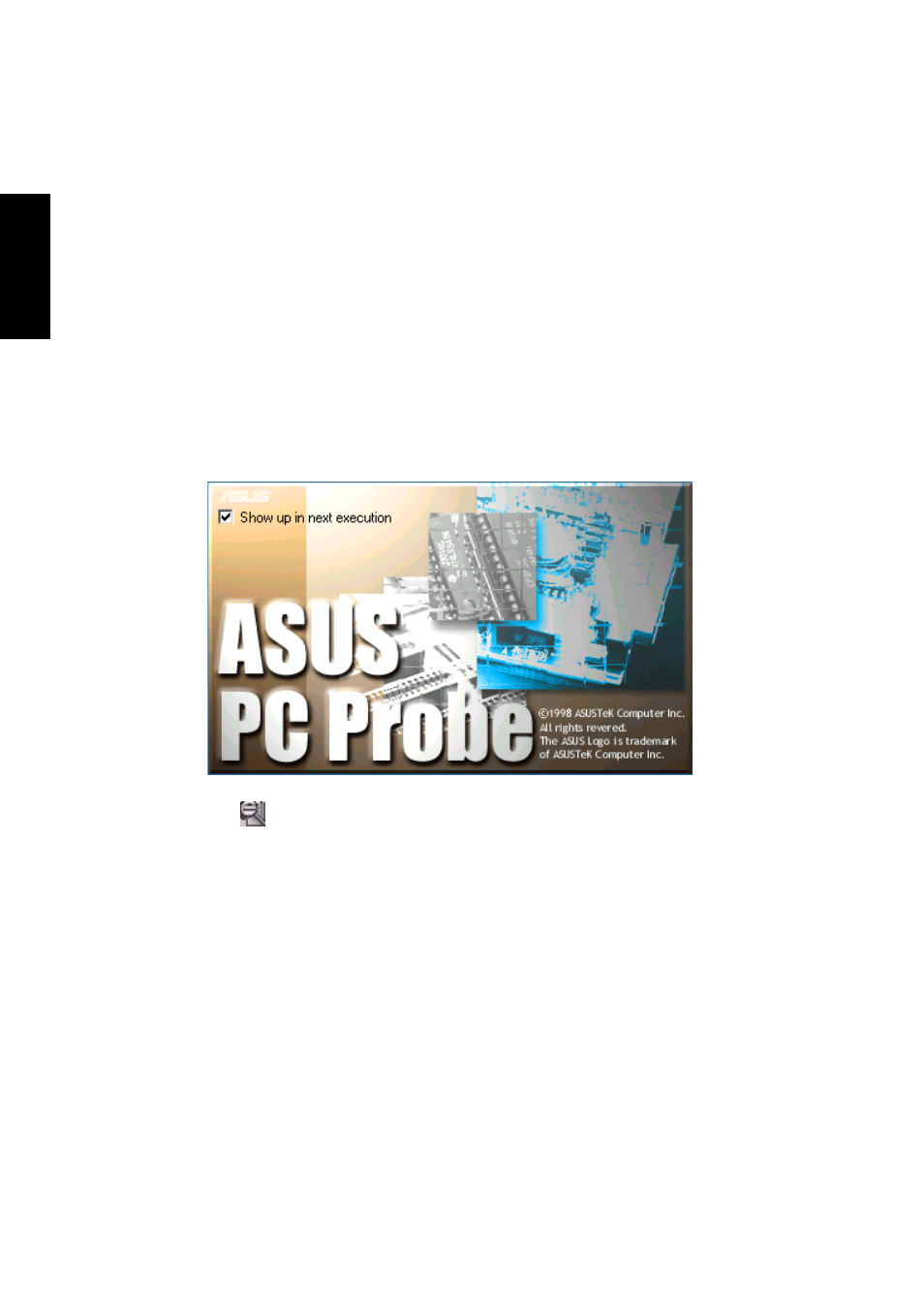 Welcome to asus pc probe | Asus S1B User Manual | Page 96 / 110