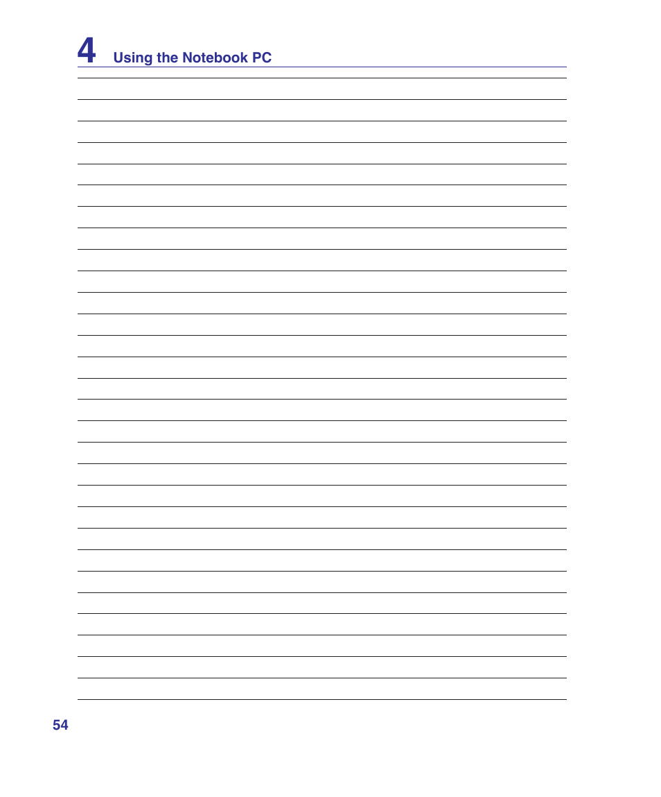Asus N70SV User Manual | Page 54 / 87
